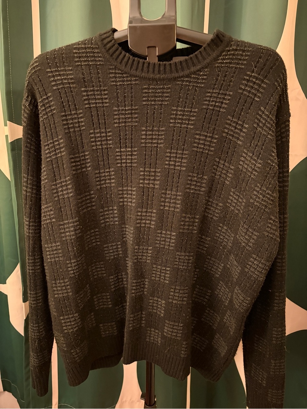 Vintage checkered sweater